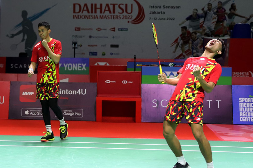 Selamatkan Muka Tuan Rumah, Fajar/Rian Juara Indonesia Masters 2022